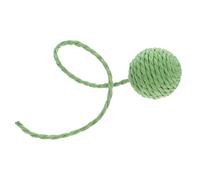 DOITOOL Cute Scratching Post Cat Scratcher with Ball Featuring Easy Assembly and Stylish Unique Design Made of Jute and Paper Rope, Measuring 31X4X4Cm, for Indoor Use by Cat Owners