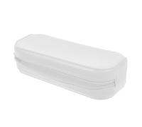 DOITOOL Cute Silicone Pencil Case Lightweight Pencil Pouch for Stationery Makeup Brushes Capacity Organizer with Smooth Zipper Closure Aesthetic Design