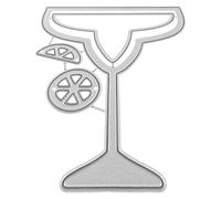 DOITOOL Cutting Die with Card Making for Carbon Steel Funnel-Shaped Paper Craft Supplies Sturdy Silver Metal, Not Easy to Fade Or Break, for Weddings and Festivals