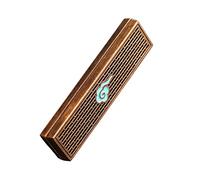 DOITOOL Delicate Alloy Aromatherapy Incense Stick Holder with Rectangle Shape for Stress Relief and Air Purification Brown Incense Burner Ornament for Thanksgiving and Mother's Day Home