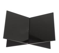 DOITOOL Detachable Acrylic Reading Stand for Home and Buddhist Hall, Multipurpose Book Stand for Reading, Tablet Support with Angle Adjustment, Free Your Hands with Classic Black Books