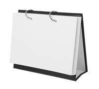 DOITOOL Detachable Standing DIY Desk Calendar with Blank Pages for Custom Graffiti Photos Notes Refillable Desktop Organizer for Small Workspaces and Planning