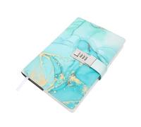 DOITOOL Diary with Lock for Women Password Protected Journal with Combination Lock Versatile Writing Notebook for Personal Planning and Creative UV Marble Design