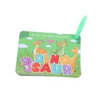 DOITOOL Dinosaur Flashcards Cognitive Learning Cards Early Education Portable Paper Memory Cards for Preschool Animal Recognition