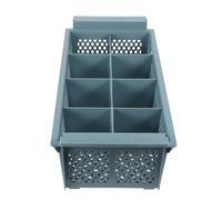 DOITOOL Dishwasher Cutlery Basket Dishwasher Replacement Basket with 8 Compartments, Plastic Kitchen Utensil Organizer for Easy to Carry Storage for Kitchen and Office Use