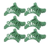 DOITOOL DIY Headband Accessory Green Cloth Material with Smooth Finish 20pcs Reduces Risk of Hair Snagging Ensuring Comfort for Special Occasions during Holiday Celebrations
