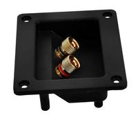 DOITOOL DIY Speaker Terminal Cup Binding Posts Pure Copper Connectors for Audio Projects Compact Way Design for Easy Installation Versatile Connectivity Sturdy and Durable Speaker Box