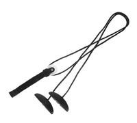 DOITOOL Door Pulley System Neck Training Belt Workout Bands for Increased Range of Motion Enhanced Training Difficulty Black PVC Pp Material for Gym Use Rehabilitation Therapy