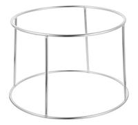 DOITOOL Double Layer Seafood Tray Rack Stainless Steel 21-23cm Buffet Display Stand for Household and Restaurant Seafood Storage Holder