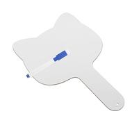 DOITOOL Double Sided Dry Erase Paddle Classroom Writing Board for Lightweight Safe Rounded Corners for Voting Questions and Interactive Learning Activities Random Color