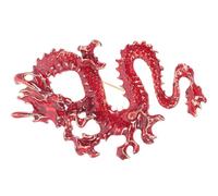 DOITOOL Dragon Brooch Pin Clothing Dragon Brooch Ornament Chinese Style Metal Alloy Easy to Put on Comfortable to Wear for Girlfriends and Friends Jackets Wedding Accessory