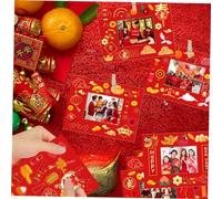 DOITOOL Dragon Year DIY Picture Frame Stickers Scrapbooking Decals for Photo Albums Handbooks Party Favors Easy to Stick Decorative Crafts for Smooth Surfaces