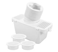 DOITOOL Dryer Vent Connector Kit for Indoor Tumble Dryers Vent Wall Plate Hose Adapter Condenser Lint Trap