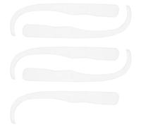 DOITOOL Earring Bend Style Lightweight Display 5pcs Sticks Acrylic Earrings Holder with Wear Resistance for Retail Stores and Counters