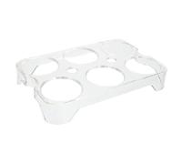 DOITOOL Egg Holder Storage 6-grid Refrigerator Tray, Pp Egg Box for Picnic and Freezer Use, 5.83 x 3.82 x 0.79, Assorted Colour