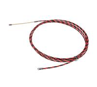 DOITOOL Electrician Threading Device Wire Puller Cable Lead Network Electrical Wire Threader with Rotating Head Wheel Flexible Anti-Aging Steel Fish Tape for Construction and Wiring