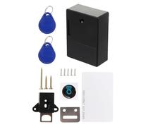 DOITOOL Electronic Sensor Cabinet Lock Abs Invisible No-Drill DIY Safety Lock for Home Office Cupboards Keychain Sensing Battery Powered for Childproof Storage Protection