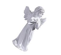 DOITOOL Elegant Resin Angel Statue Decorative Figurine for Home and Tabletop Use, Lightweight and Portable Vintage-style Ornament for Home Décor