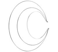 DOITOOL Elegant Silver Iron Headband for Women with Curved Shape, Versatile and Universal Fit Hair Accessory for Cultural Events and Cosplay