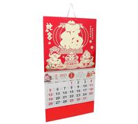 DOITOOL Elegant Year Snake Hanging Calendar Traditional Chinese Wall Calendar with Global Holidays Decorative Accent for Home Office and Commercial Spaces