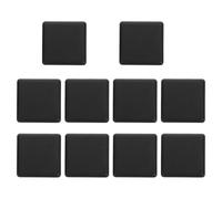 DOITOOL End Caps Optimises Build Times Plastic 10pcs for 30x30mm Aluminum Profiles Black with Smooth Chamfered Edges, Flush Installation, Resists Deformation for Exhibition and Workshop