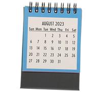 DOITOOL English Desk Calendar Small Tabletop Organizer Print Simple Style Mini Desktop Planner for Office Home Use
