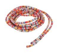 DOITOOL Ethnic Style Jewellery Cord with Patterned Plaid Designs, Cloth Material Rope for Handmade DIY Crafting, for Bracelet Making and Creative Jewellery Projects