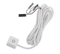 DOITOOL External Pc Power Button 1.65m off Cable Power Supply for Desktop Led Indicator Light for Cafes Home Use