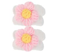 DOITOOL Face Wash Wristbands Skincare Accessories for Women 2pcs Flower Shaped Elastic Cloth and Coral Fleece, Portable and Practical for Daily Use