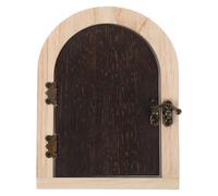 DOITOOL Fairy Door Outlet Cover: Cute Wooden Nursery Socket Protector Flip Door Plug Guard Wall Plate for Child and Pet Safety