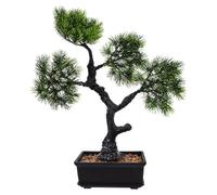 DOITOOL Fake Bonsai Tree: Simulated Welcoming Pine Pot Plant - Green Faux Artificial Bonsai Tree - Realistic Pine Potted Plant Ornament For Home Office Decoration
