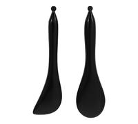 DOITOOL Fascia Massage Tool Black Synthetic Material Scraping Rod for Home Use Beneficial to Body Health and Increasing Body Fluid Flow Random Color