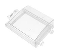 DOITOOL Fire Call Point Cover Manual Alarm Button Guard with Plastic Material, Easy Installation and Versatile Use for Indoor Schools Emergency Fire Switch Protection