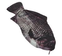 DOITOOL Fish Shape Pencil Case Creative Pen Pouch for Capacity Study Accessory Durable Cloth Material for Storing Pens Pencils and More