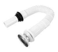 DOITOOL Flexible Drain Hose and Double-Headed Connection with Corrugated Expansion Design Universal Abs Tubing for Easy Installation in Bathrooms and Kitchens