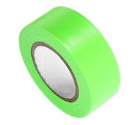 DOITOOL Fluorescent Marking Tape for Boundary and Danger Areas PVC Green Non-Adhesive Flagging Tape for Outdoor Construction and Climbing Use