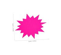 DOITOOL Fluorescent Price Label Stickers Self-Adhesive Burst Tags for Retail Store Pricing and DIY Craft Organization Easy Removal and High Visibility Fluorescent