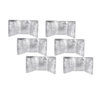 DOITOOL Foldable Aluminum Foil Oil Splash Guard 12.6X10.6 Inch Kitchen Baffle Plate Anti Splatter Screen for Stove Cooking Protection