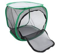 DOITOOL Foldable Black Net Box for Plants, Caterpillars and Observation | Good Airflow, Quick Release Design, Easy Transport, Less Storage Space for Homeschool Families