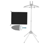 DOITOOL Foldable Garment Steamer Portable Handheld Steamer Rack Ironing Clothes Hanger with Adjustable Height, Aluminium Alloy and Plastic Material for Laundry Rooms and Bedrooms