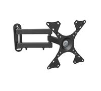 DOITOOL Foldable Rotatable Tv Wall Mount Bracket with Saving Black Wall Mounted LCD Screen Stand Secure and Easy Installation for Tvs and Displays