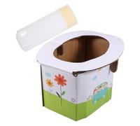 DOITOOL Folding Compact Design Seat Toilet with Trash Bags Lightweight Potty Portable for Boys for Home and Camping Travel