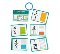 DOITOOL Fraction Learning Cards for Engaging Math Manipulatives for Preschool Kindergarten High Durability Interactive Design Essential Homeschool Supplies