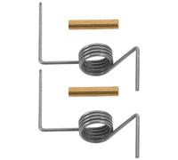 DOITOOL French Door Refrigerator Replacement Torsional Spring Set 1.2mm Wire Diameter with Copper Tube Metal Compression Springs for Fridge Door Repair and Appliance Hinge Parts