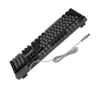 DOITOOL Gaming Keyboard 104-key Mechanical Feel Usb Wired Rgb Backlit Computer Game Hardware for Gamers Office Use Gray-black Split Color