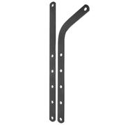 DOITOOL Garage Door Opener Curved Arm Replacement Bracket with Anti Oxidation Coating, Weather Resistant 2pcs Galvanized Steel and Easy for Curved Garage Door Tracks and Openers