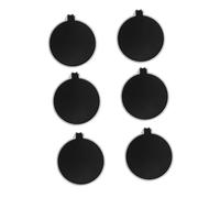DOITOOL Gas Stove Knobs Replacement Set 6pcs Stainless Steel Cooker Control Switches for Kitchen Gas Cooker Hob with 45-degree Rotation