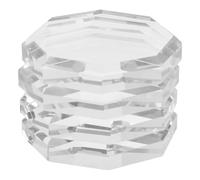 DOITOOL Glass Pattern Weights Sewing Tools Octagonal 8pcs Heavy Paperweights for High Precision Fabric Cutting Easy to Clean for Sewing and Quilting and Professional Use