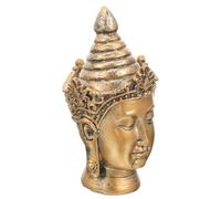 DOITOOL Golden Resin Buddha Figurine and Anniversaries Office Desk Decoration with Design, Light in Weight and Decorative Buddha Decor for Shelf Decoration for Zen Culture