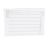 DOITOOL Golf Scorecards 20Pcs Coated Paper Score Paper for Accurate Number Recording in Golf Competitions and Training